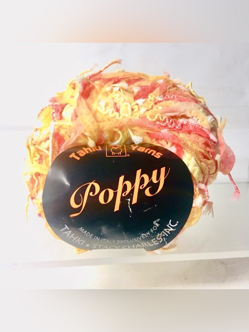 Tahki Yarns Poppy Ribbon Yarn Color 006 Color Lot 29056